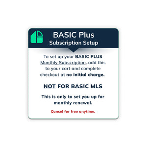 BASIC PLUS MLS Subscription