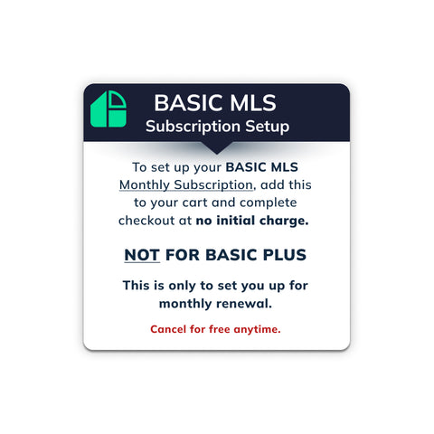 BASIC MLS Subscription